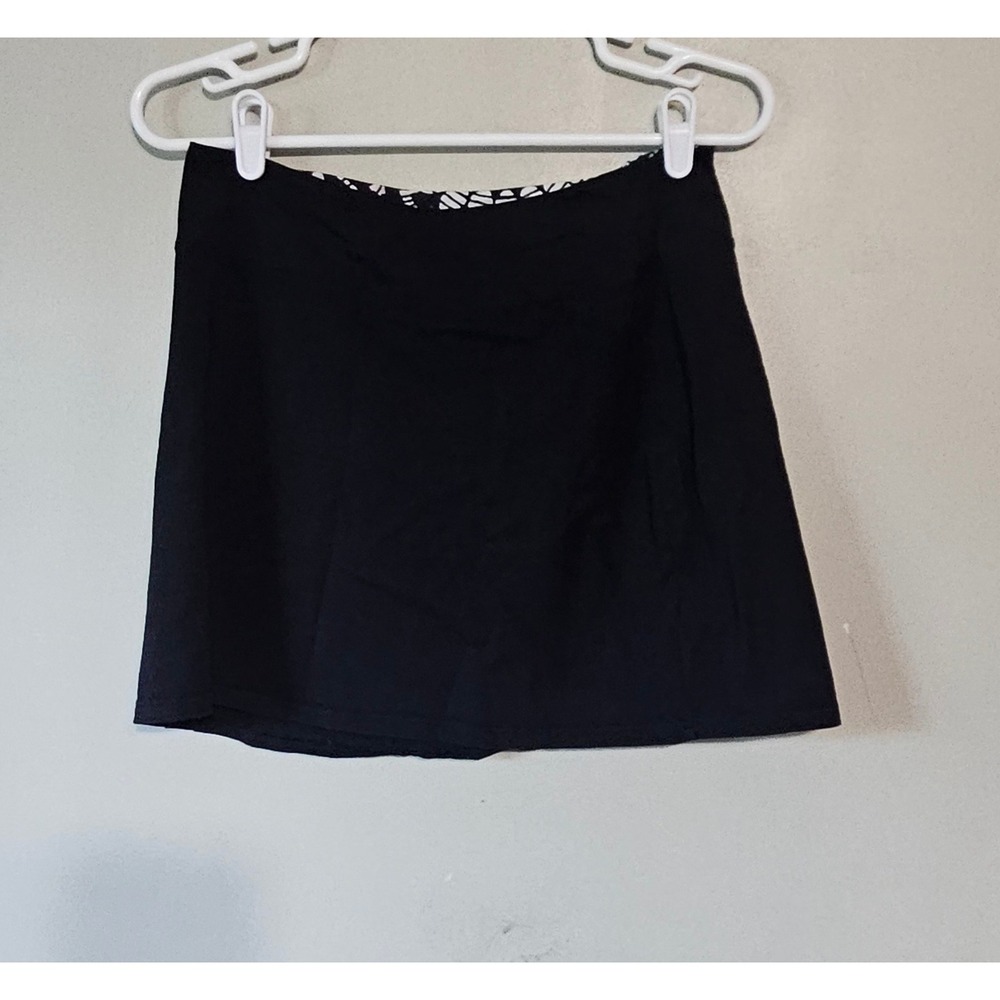 Patagonia Kamala Skirt Womens Small Black Organic Cotton Spandex Mini Skirt